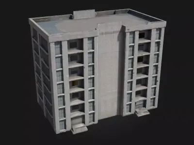 Urban Tower  Contemporary Structure for Modern Cityscapes 3D model