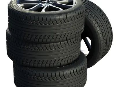 Volvo wheels 3D model