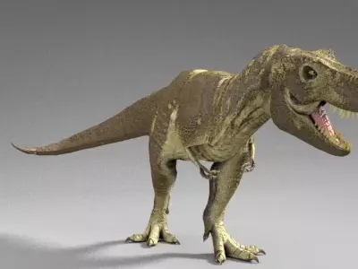tyrannosaurs jurassic park 3D model