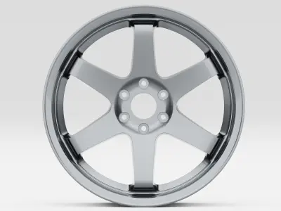 Subaru WRX STI AVID AV-06 Rim 3D model