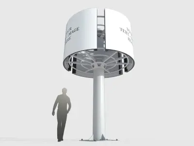 Billboard M8 Low-poly 3D model