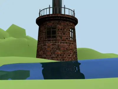 Optical telegraph 3D model