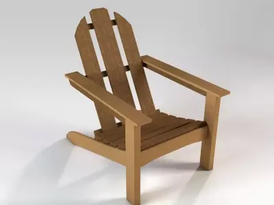 Deck chair Free 3D model
