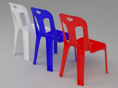 Chair plastic Free 3D model purchase