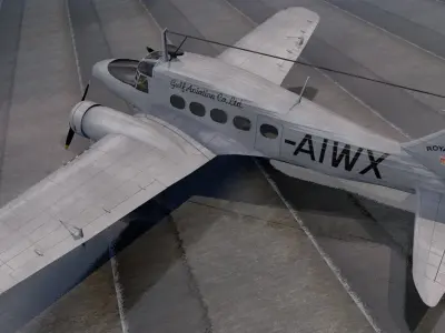 Avro 652 Anson C-1 3D model