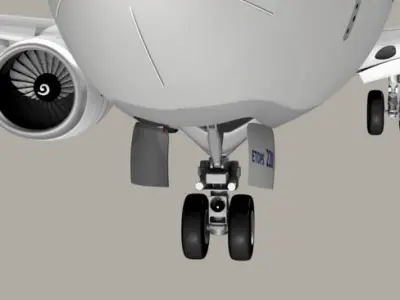 Boeing 737-800 Continental Airlines 3D model