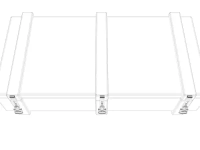 Ammo Crate Low Poly Free low-poly 3D model