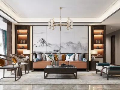 restaurant Chinese style New 3D model