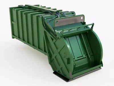 Garbage container 3D model