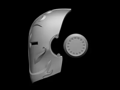 Jedi Temple Guard Mask 3d digital download 3D print model