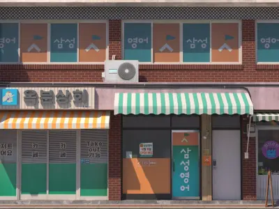 Saetgol -ro Building 3D model purchase