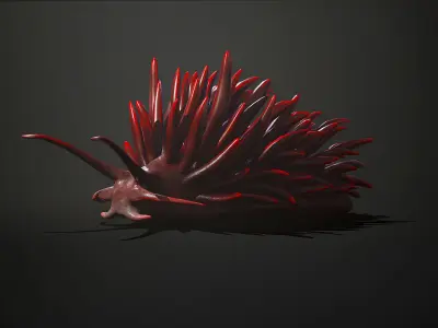 Scarlet Lady - Game Ready Low-poly 3D model Low-poly 3D model