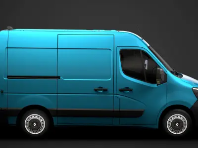 Renault Master L1H2 Van 2020 3D model