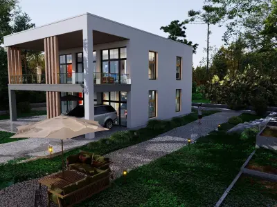 house Low-poly 3D model