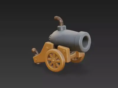 Stylized Medieval Catapult 3D Model Siege Weapon 3D model purchase