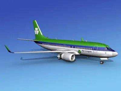 Boeing 737-700ER Aer Lingus 3D model