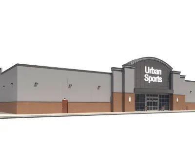 Retail-057 Retail Store 3D model