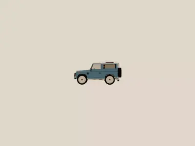 Land Rover Defender 90 Free 3D model