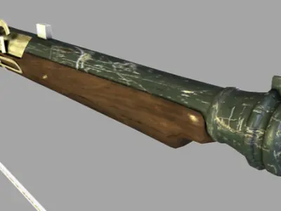 Medieval Weapon Set A Low-poly 3D model