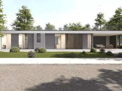 Exterior scene Free 3D model