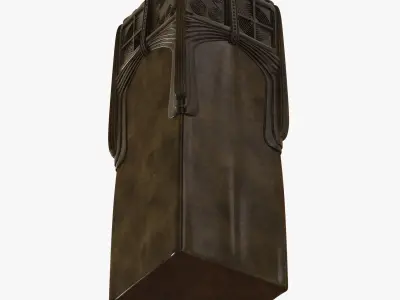 gustav gurschner metal vase 3D model