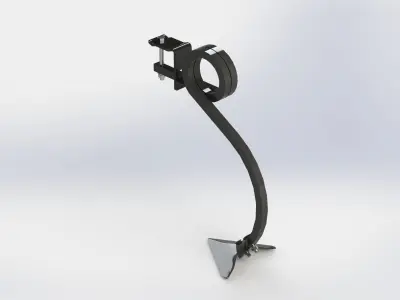 WG 000 - Spring rack R-L Low-poly 3D model