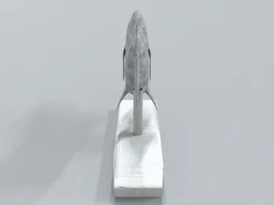 laos Koi Fish Statue Low-poly 3D model