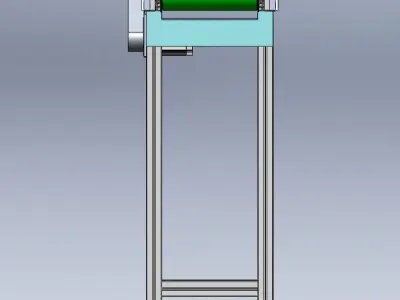Special type belt machine 3D model