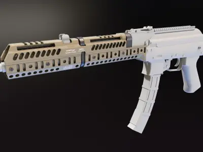 Zenitco Sport 2 Handguard Low-poly 3D model