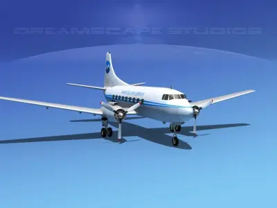 Martin 404 Marco Island Airways 3D model