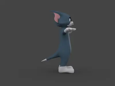 TOMZ-003 Rigged Tom Cat 3D model