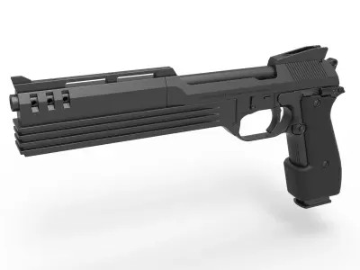 Guess plastic gun 3D model
