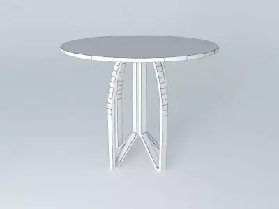 Small dinner table Free 3D model