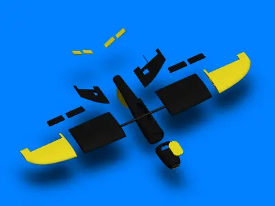 RC MINI FPV PLANE 3D print model