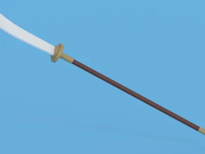 Cartoon Chinese Pu Dao 3D model