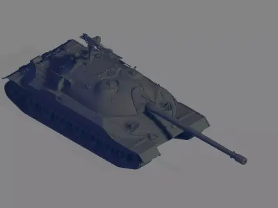 IS 7 Tank 3D model