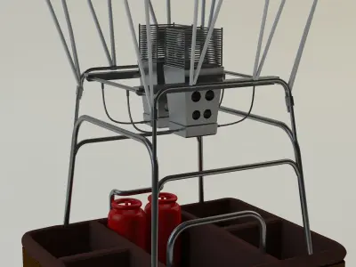 Hot Air Balloon 3D model