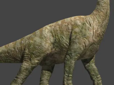 The Ultimate Brachiosaur - 3d model a 3D model