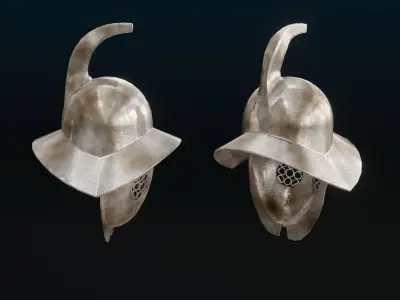 Conquistador Helmet - medieval helmet - Historical Helmet Low-poly 3D model