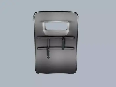 Police Shield Free 3D model