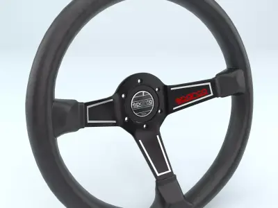 Steering Wheel Sparco L575 3D model