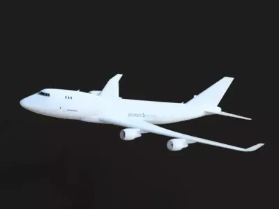 B747-400F Wingspan 2200mm 3D print model