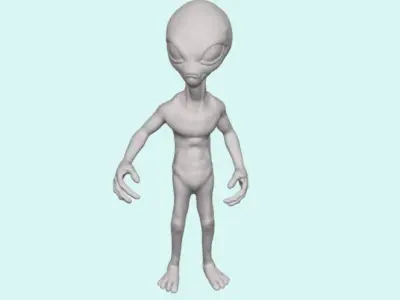 Alien Sculpt 3D print model