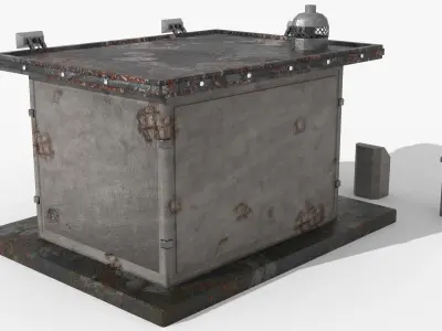 Guard booth 3D model