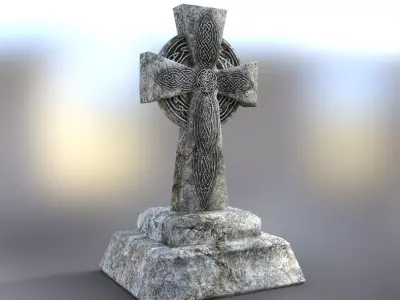 Graves grass 3D model