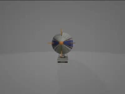 blimp zeppelin aircraft   aerostat Low-poly 3D model