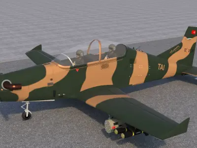 Hurkus C Airplane 3D model