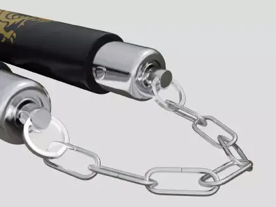 Nunchucks Free low-poly 3D model