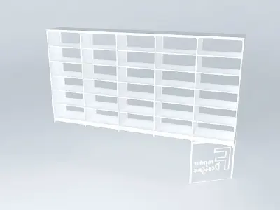ARCHIVES STORAGE OPEN SHELVES Free 3D model