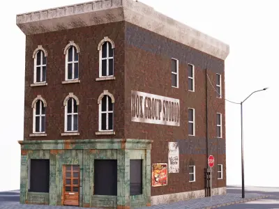 Biulding Asset1 Free low-poly 3D model